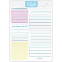 Silvine Luxpad Things To Do Desk Pad, A5, 60 Pages