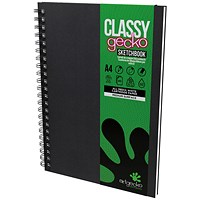 Classy Gecko All Media Wirebound Sketchbook, A4, Portrait, 40 Sheets
