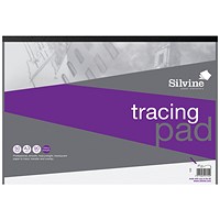 Silvine Professional Tracing Pad, A3, 90gsm, 50 Sheets