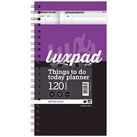 Silvine Luxpad Wirebound Things To Do Pad, Perforated, 280x150mm, 120 Pages Silvine Luxpad Wirebound Things To Do Pad, Perforated, 280x150mm, 120 Pages