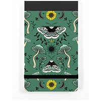 Silvine Pocket Modern Prints Notebook, 127x82mm, Ruled, 160 Pages, Green