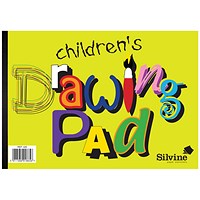 Silvine Children's Drawing Pad, A4, Pack of 12