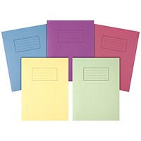 Silvine Exercise Books, 229x178mm, Assorted, Pack of 10