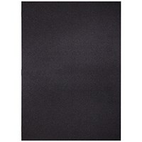 Silvine Laminated Cover Sketch Book, A4, 140gsm, 40 Pages, Black, Pack of 10