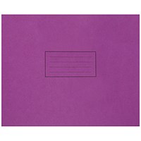 Silvine Handwriting Book, 203x165mm, Ruled, 32 Pages, Purple, Pack of 25