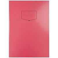 Silvine Tough Shell Exercise Book, A4+, Red, Pack of 25 Silvine Tough Shell Exercise Book, A4+, Red, Pack of 25