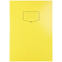 Silvine Tough Shell Exercise Book, A4+, Yellow, Pack of 25