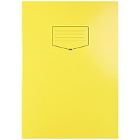 Silvine Tough Shell Exercise Book, A4+, Yellow, Pack of 25 Silvine Tough Shell Exercise Book, A4+, Yellow, Pack of 25