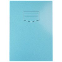 Silvine Tough Shell Exercise Book, A4+, Blue, Pack of 25