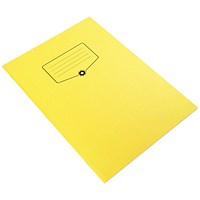 Silvine Bacoff Exercise Book Ruled with Margin A4 Yellow (Pack of 10)