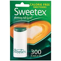 Sweetex Calorie-Free Sweeteners, 300 Tablets, Pack of 6