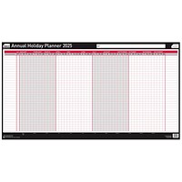 Sasco Annual Holiday Planner, Unmounted, 750x410mm, 2025