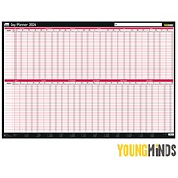 Sasco Day Planner, Mounted, 915x610mm, 2024