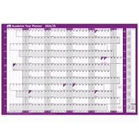 Sasco Academic Year Planner, Mounted, 915x610mm, 2024-25