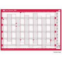 Sasco Vertical Year Planner, Unmounted, 915x610mm, 2026