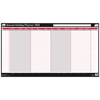 Sasco Annual Holiday Planner, Unmounted, 750x410mm, 2026