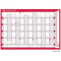Sasco Year Planner Vertical Unmounted 2027
