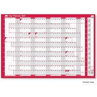 Sasco Year Planner Compact Landscape Unmounted 2027