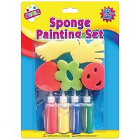 Artbox 10 Piece Sponge Painting Set Assorted Pack of 12