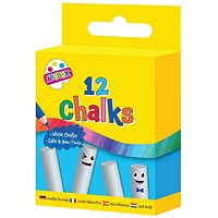 Tallon Blackboard Chalks White Pack of 12