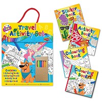 Artbox Childrens Travel Activity Set Pack of 6