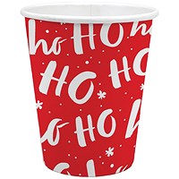 Contemporary Christmas Party Paper Cups x6 Pack of 12