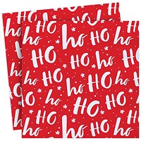 Contemporary Christmas Party Paper Napkins x20 Pack of 12