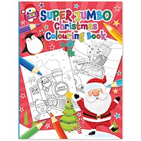 Christmas Super Jumbo Activity Colouring Book Pack of 6