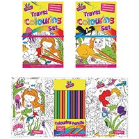 Tallon Children's Travel Colouring Set (Pack of 6)