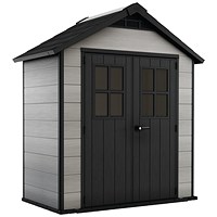 Keter Oakland Shed 7.5x4ft Grey KET254397