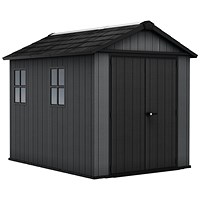 Keter Newton Plus Shed 7.5x9ft Grey KET260265