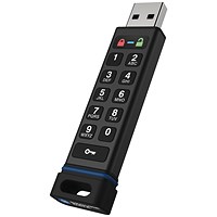 SecureUSB KP Hardware Encrypted USB 3.0 128GB Flash Drive FIPS 140-2 Level 3 Validated