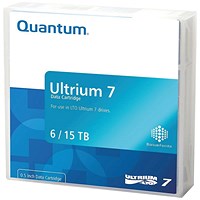 Quantum LTO-7 Ultrium Data Cartridge, 6/15TB