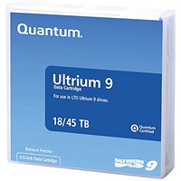 Quantum LTO-9 Ultrium Data Cartridge, 18/45TB