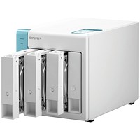 Qnap 4 Bay Desktop NAS Network Attached Storage Enclosure 64TB TS-431K