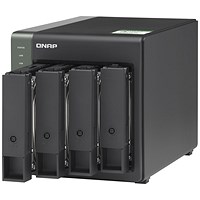 Qnap 4 Bay Desktop NAS Network Attached Storage Enclosure 4GB TS-431X3-4G