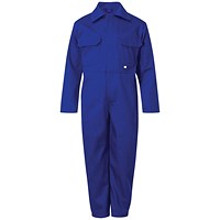 Tuffstuff Tearaway Junior Coverall Royal Blue 7-8 Years