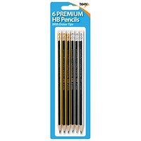 Tiger Eraser Tip HB Pencils 12x6 (Pack of 72)