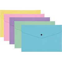Stud Wallet Pastel Assorted A4 (Pack of 25)