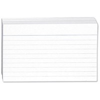 Revision and Presentation Cards 54 White (Pack of 10)