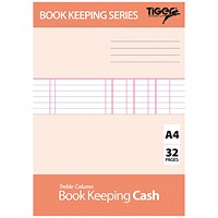 Book Keeping Cash Book A4 (Pack of 6) 302299