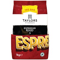 Taylors of Harrogate Espresso Roast 5 Coffee Beans, 1kg