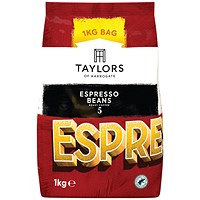 Taylors Espresso Roast 5 Coffee Beans, 1kg