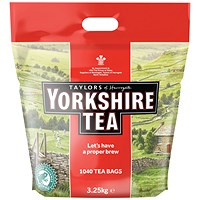 Yorkshire Tea Bags, Pack of 1040