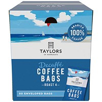 Taylors of Harrogate Decaffeinated Coffee Bags, Pack of 80