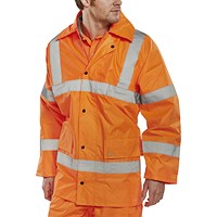 Beeswift Lightweight En471 Jacket, Orange, 4XL