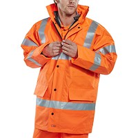 Beeswift 4 In 1 Jacket & Bodywarmer, Orange, XL