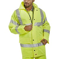 Beeswift 4 In 1 Jacket & Bodywarmer, Saturn Yellow, 2XL