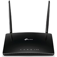 TP-Link 300 Mbps Wireless N 4G LTE Router, Black