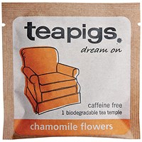 Teapigs Chamomile Flowers Envelope Teabags, Pack of 50